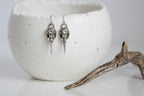 Silver Plated Skull Earrings | Blackbird