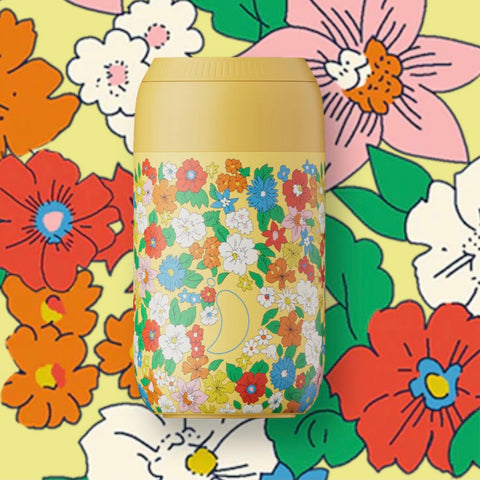 340ml Chillys Series 2 Coffee Cup - Summer Daisy
