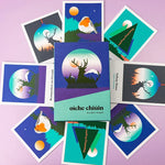 OÍCHE CHIÚIN / SILENT NIGHT – 8 Christmas cards with coloured envelopes