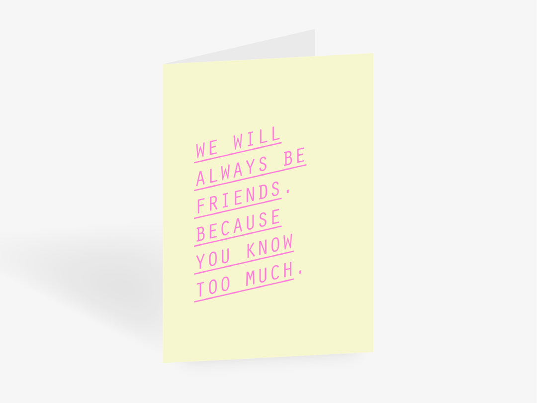 Always Friends Card