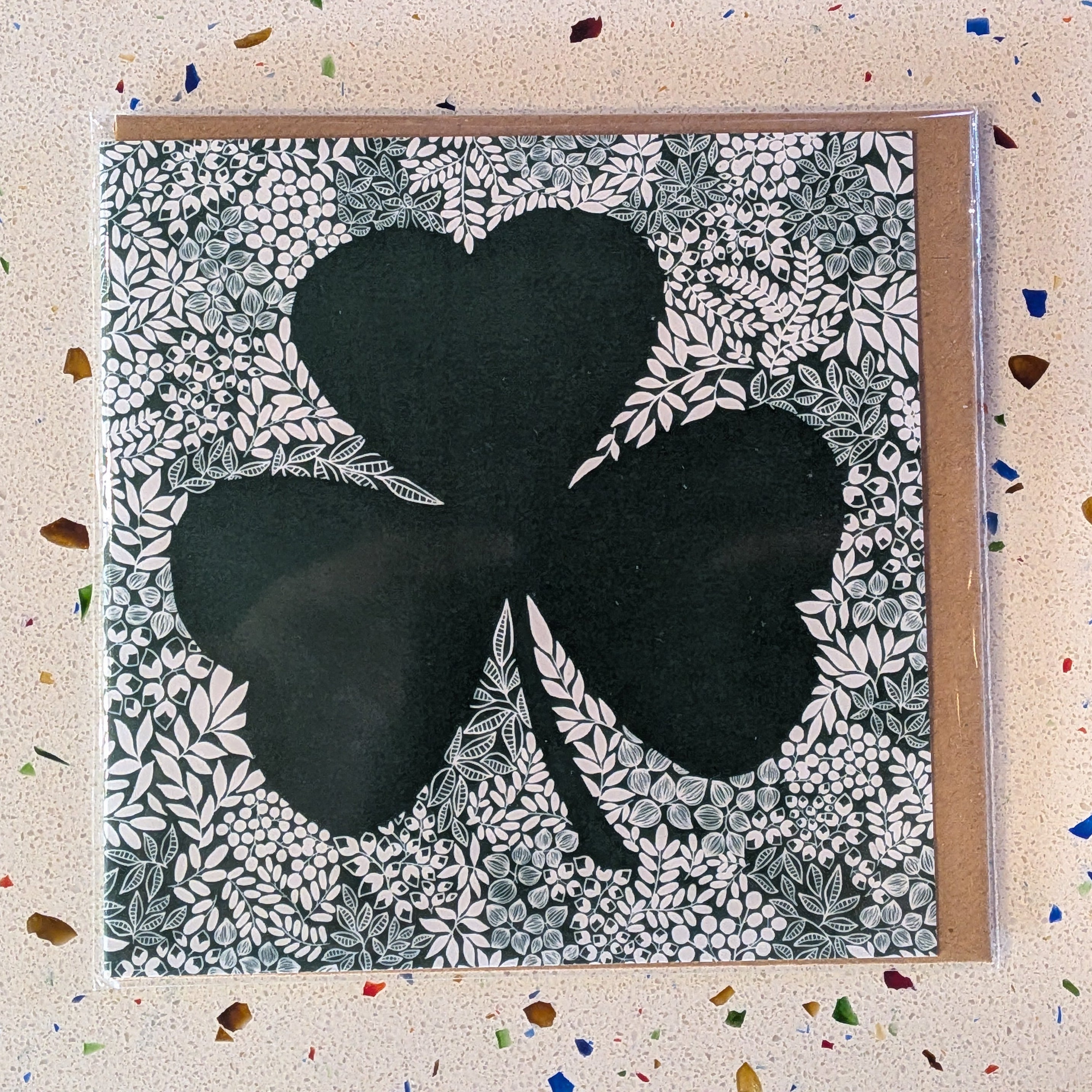 Shamrock Card for Luck or Celebration