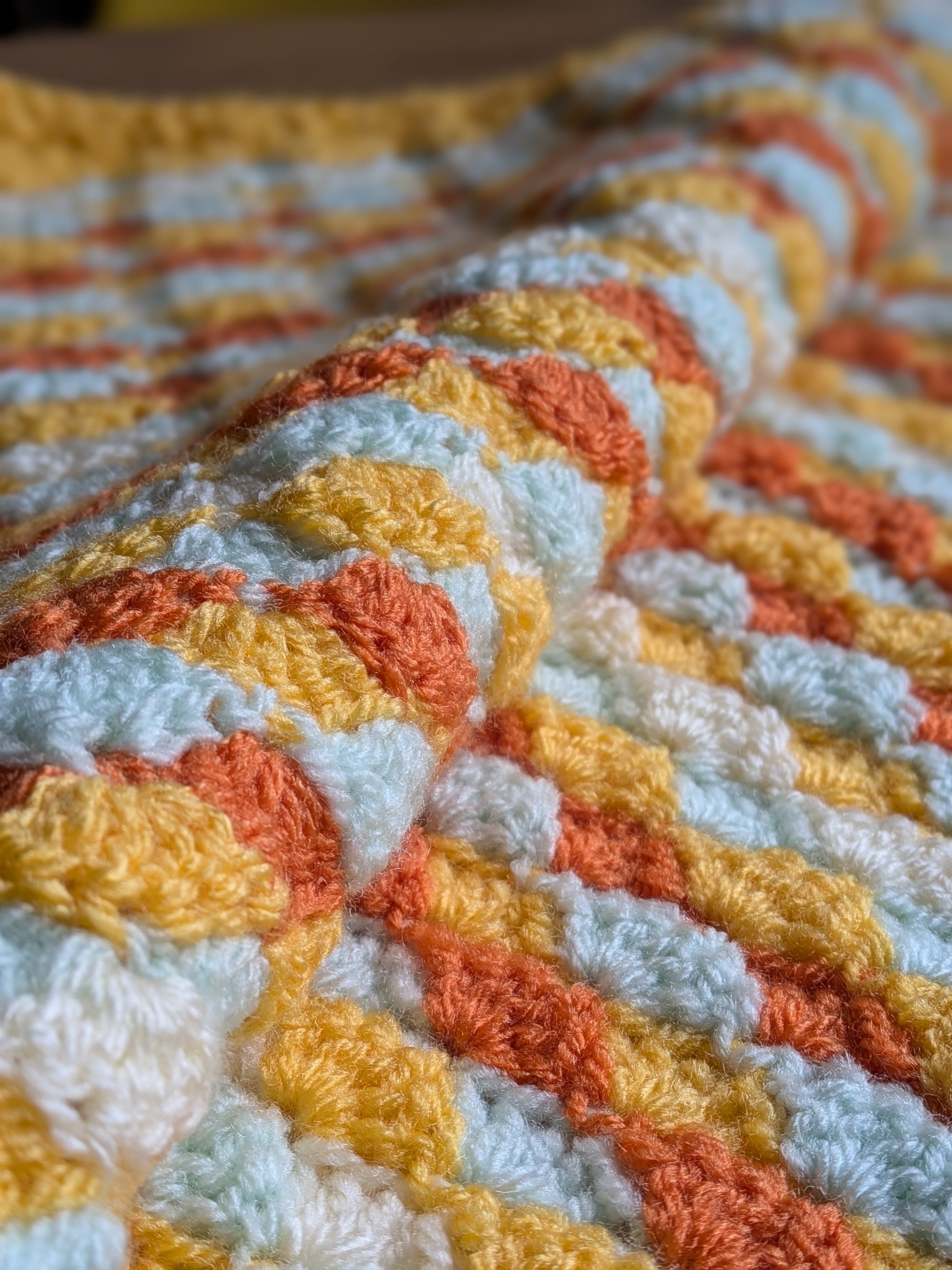 Handmade Baby Blanket - Crocheted - Individually priced
