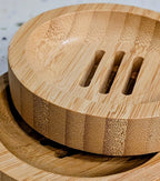 Bamboo Round Soap Dish