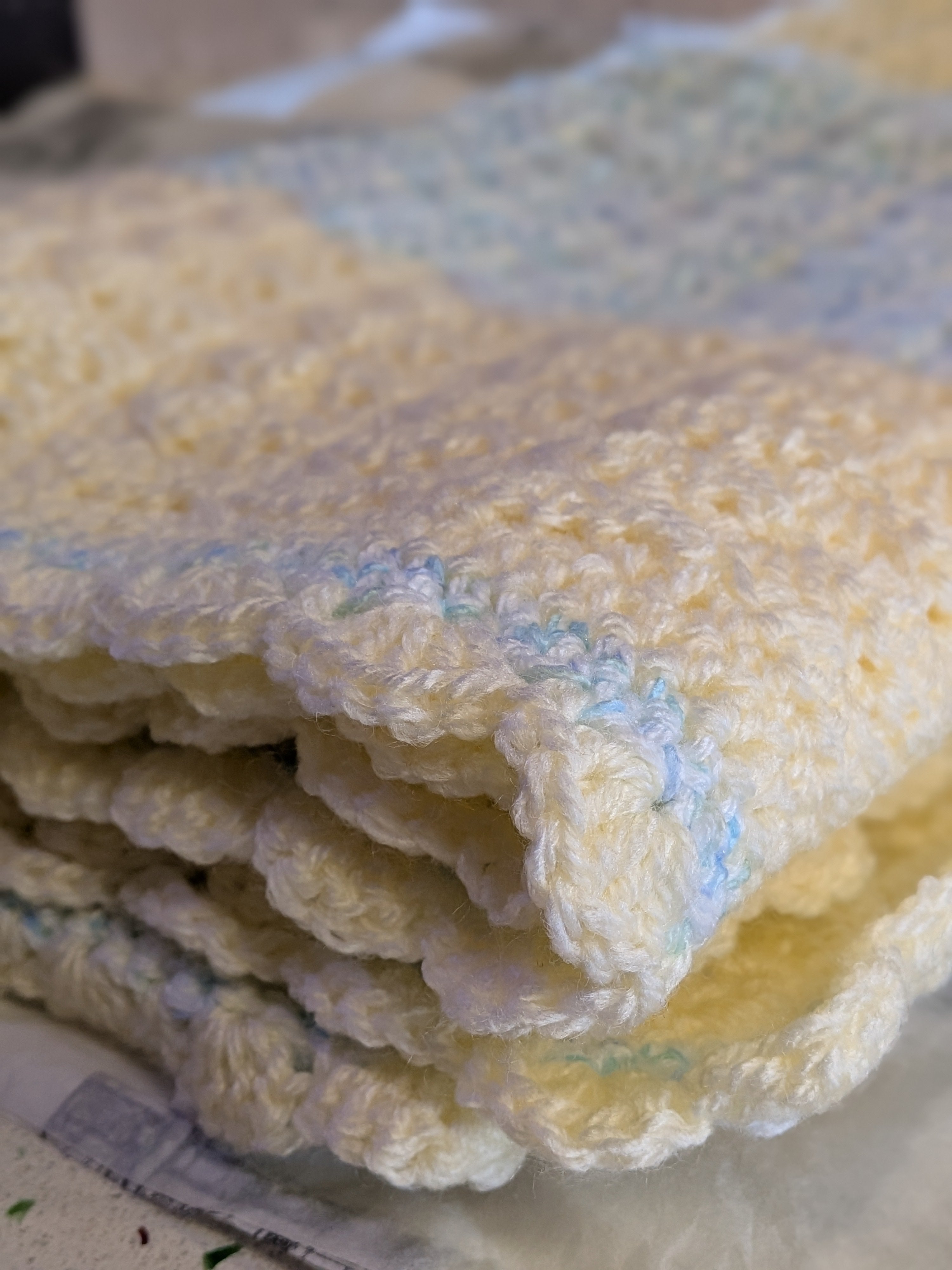 Handmade Baby Blanket - Crocheted - Individually priced