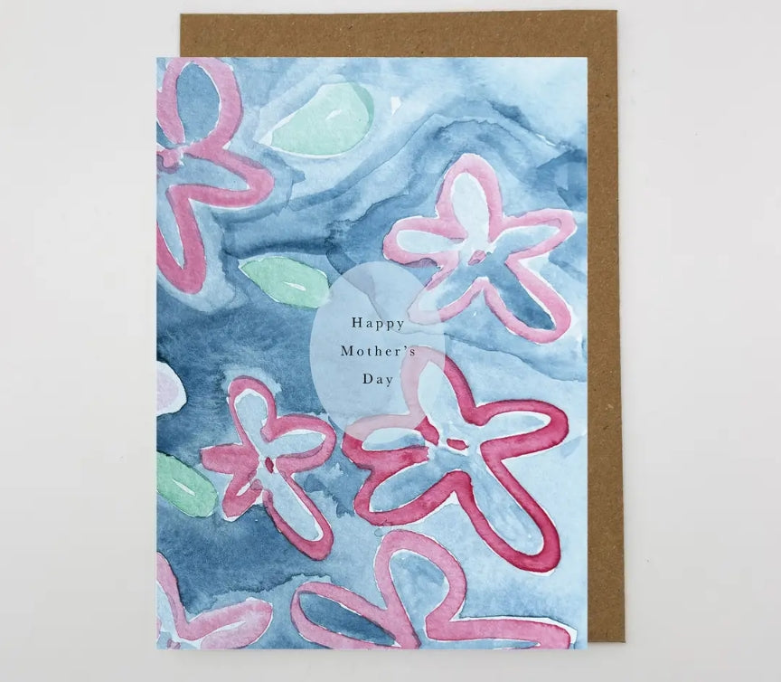 Happy Mother's Day floral sustainable greeting card