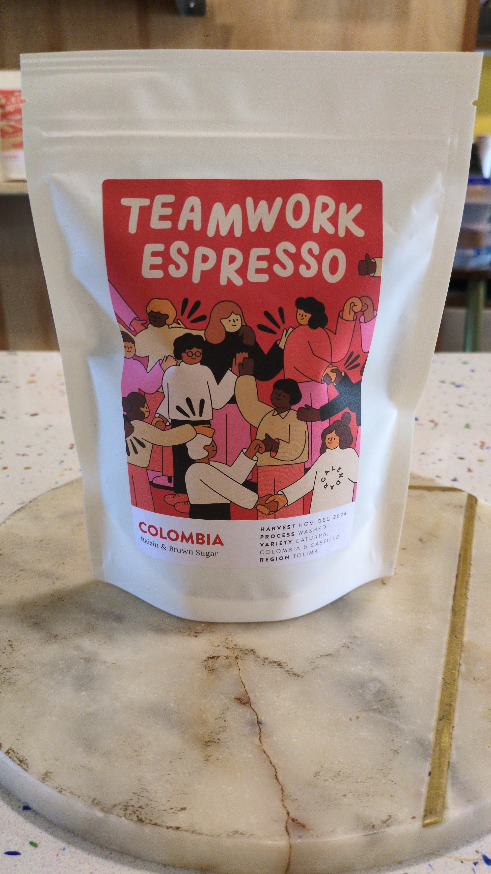 Calendar Coffee Teamwork Colombia