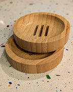 Bamboo Round Soap Dish