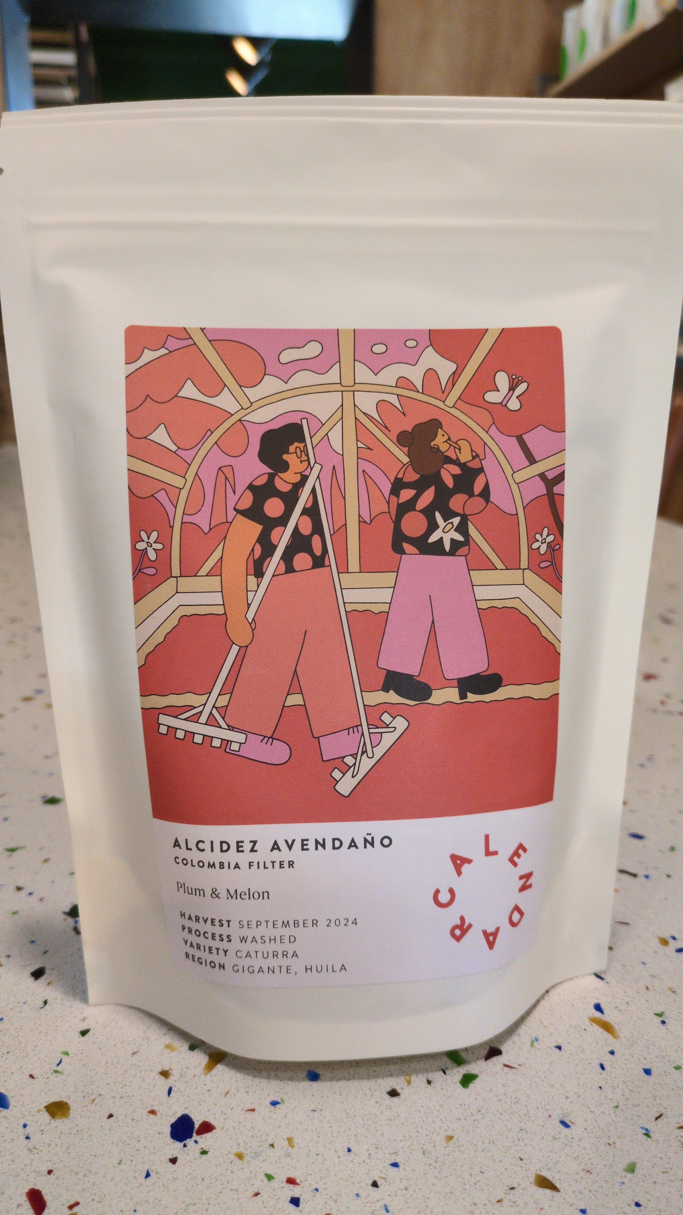 Alcidez Avendaño  | Colombia | Filter  | Calendar Coffee