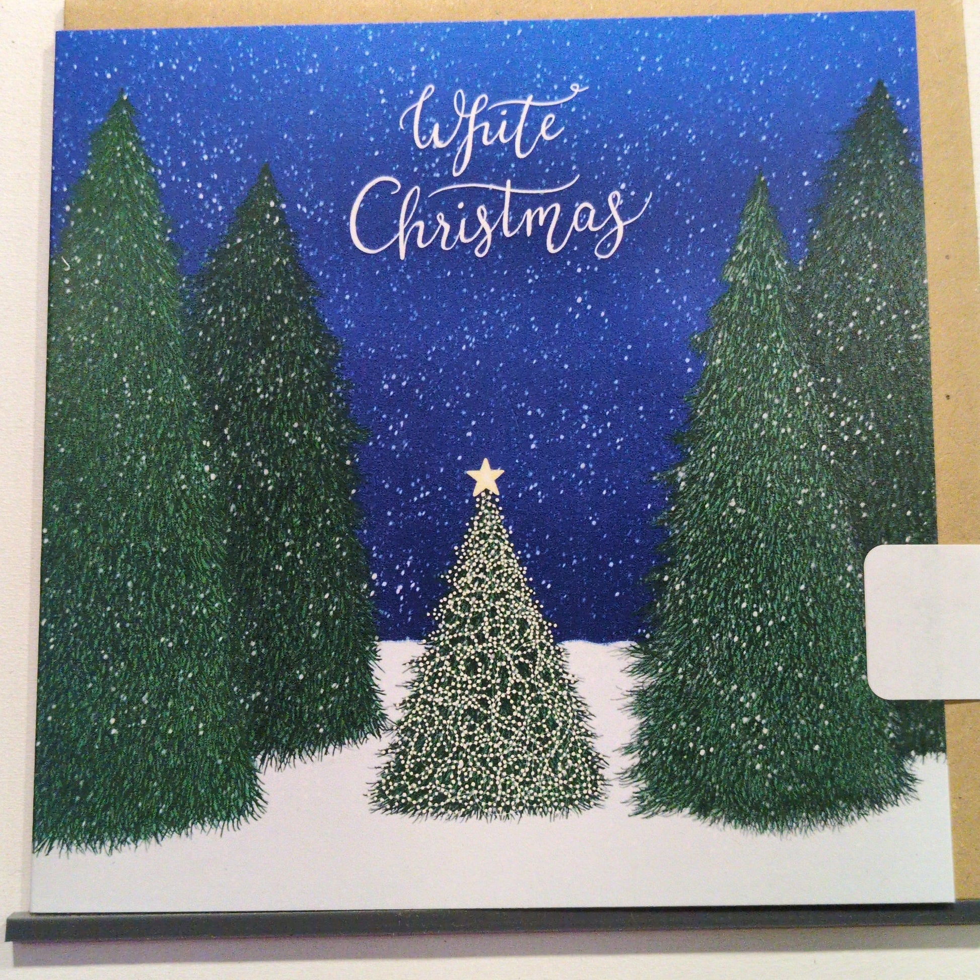 White Christmas Christmas card