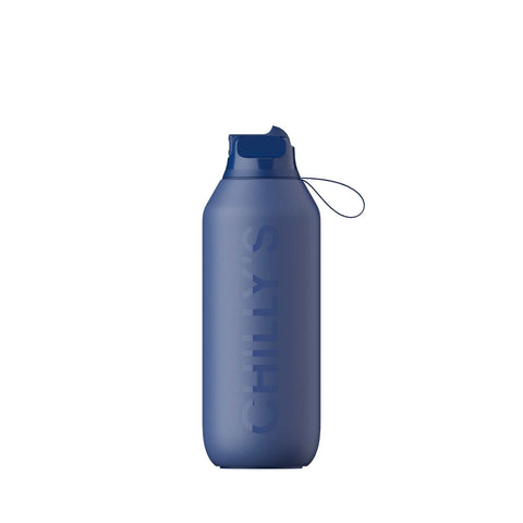 Chilly's Series 2 Insulated Flip Sports Bottle - Whale Blue
