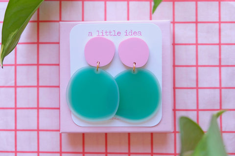 Circular Dangly Earrings ‘Irish Apfel’