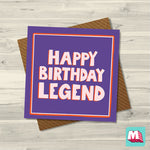 Happy Birthday Legend