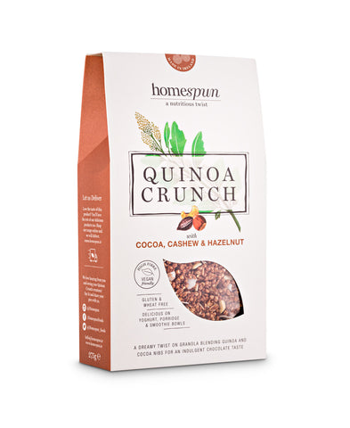 Quinoa Crunch Cocoa, Cashew and Hazelnut