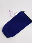 Lined Zipper Pouch  - Blue