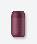 340ml Chillys Series 2 Coffee Cup - Plum Red