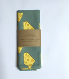'Cheese' Print Tea Towel