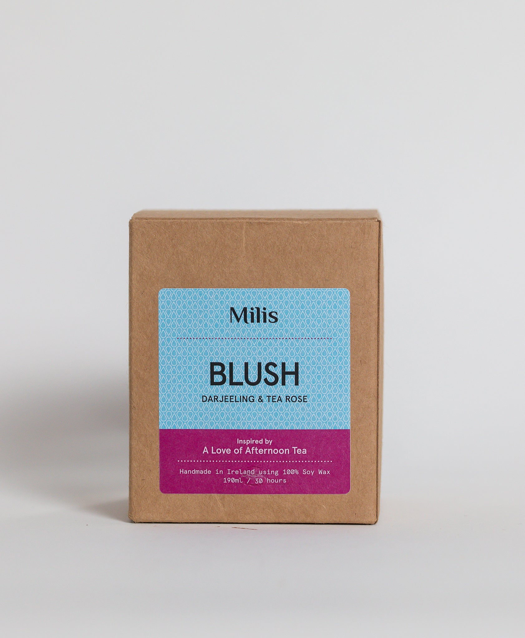 Blush Candle - Darjeeling & Tea Rose by Milis