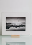 Boat at Oughterard Pier - Mounted Print