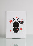 Bunny & Stars - A5 Print