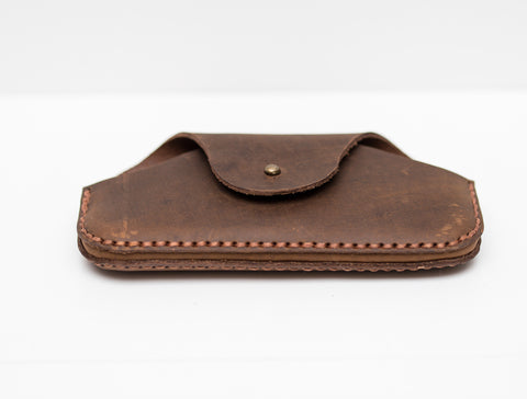 Leather Glass Case - Brown