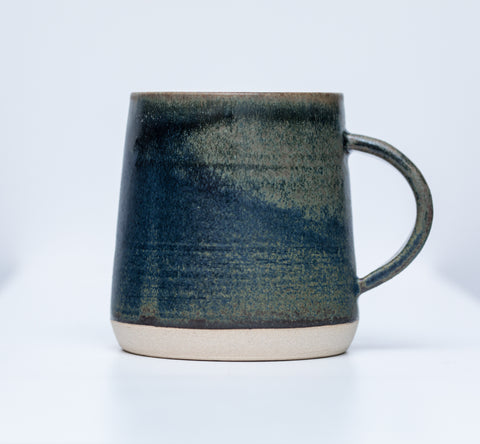 8 oz ceramic mug - Blue hue