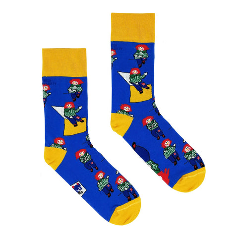 Blue Bosco Socks -  Mens size 8-12