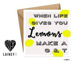 When Life Gives you Lemons
