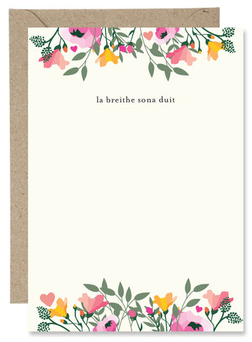 La Breithe Sona Duit - Floral